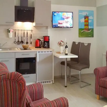 F-1011 Haus 29a Fewo 02 Terrasse, Gartennutzung Apartmán Lobbe